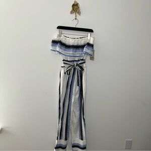 LemLem Aster Strapless Jumpsuit L